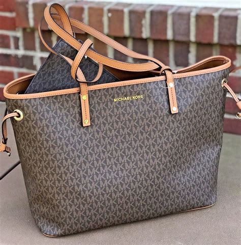 michael kors jet set handbag tote|michael kors large open tote.